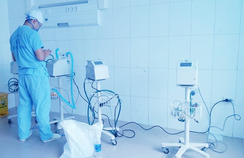 máy thở cao tần tại bệnh viện sản nhi bắc ninh