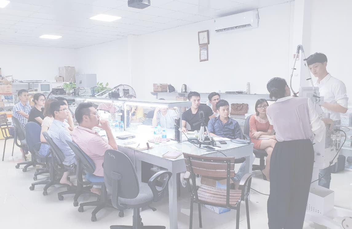 chuyên gia hàn quốc đào tạo về máy thở mek